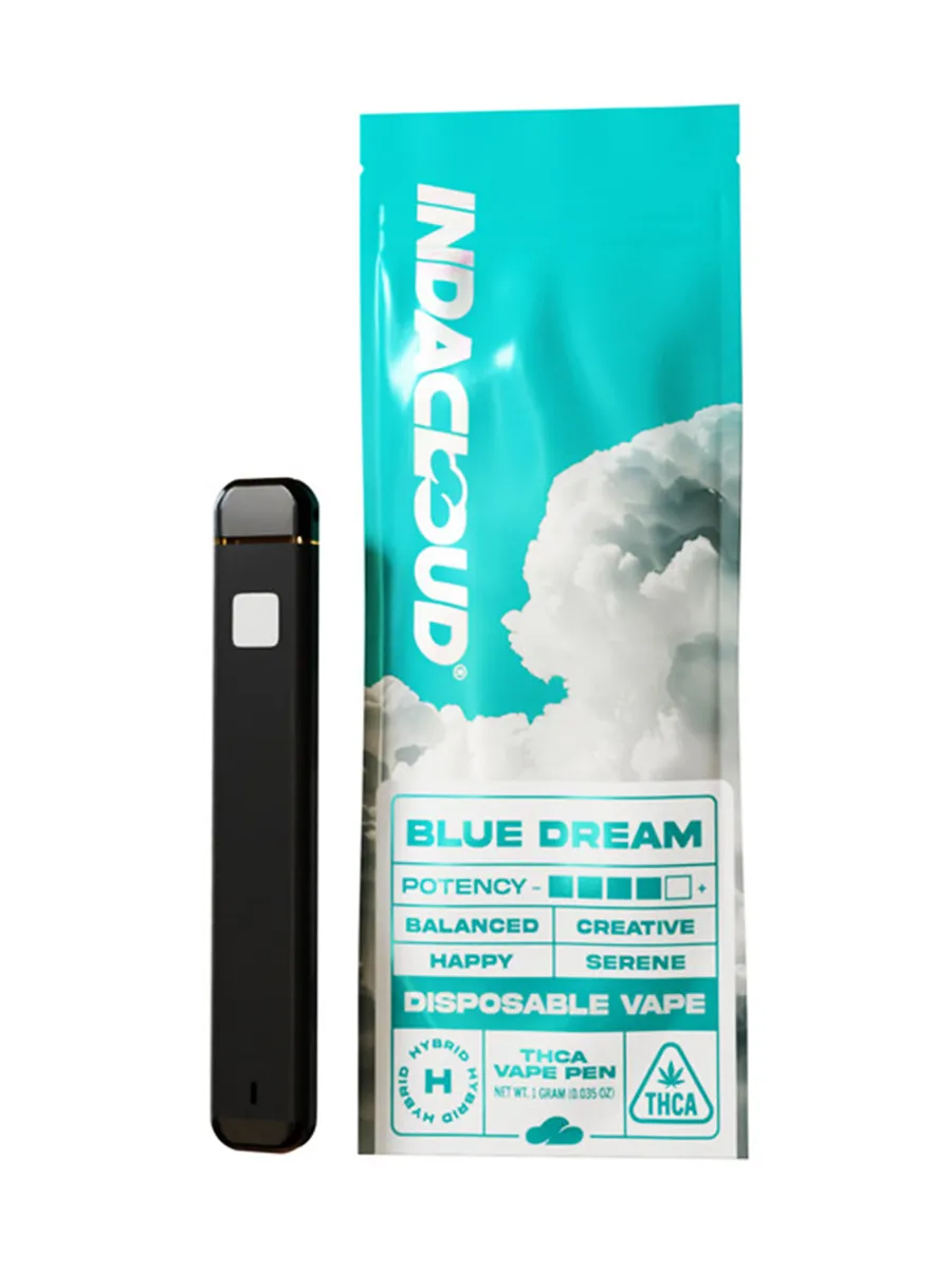 Blue Dream IndaCloud THCA Disposable Vape Pen 1G