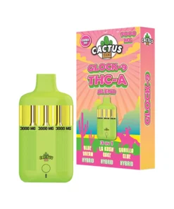 Blue Dream | LA Kush | Gorilla Glue Cactus Labs Glock 9 THC-A Blend Vape 9000mg