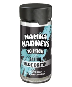 Blue Dream Mamba Madness Full Spectrum Blend Pre Rolls 10 Pack Jar 2GM