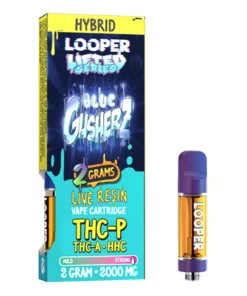 Blue Gusherz Looper Lifted Series HHC+THC-A+THC-P Cartridge 2G