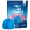 Blue Raspberry Cutleaf Super Gummies with Cold-Pressed Live Rosin Gummies
