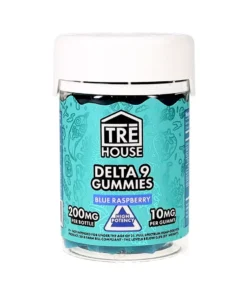 Blue Raspberry Tre House Delta 9 Gummies 200mg