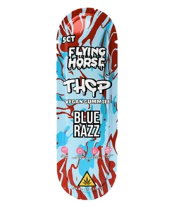 Blue Razz Flying Horse THCP Vegan Gummies 5ct
