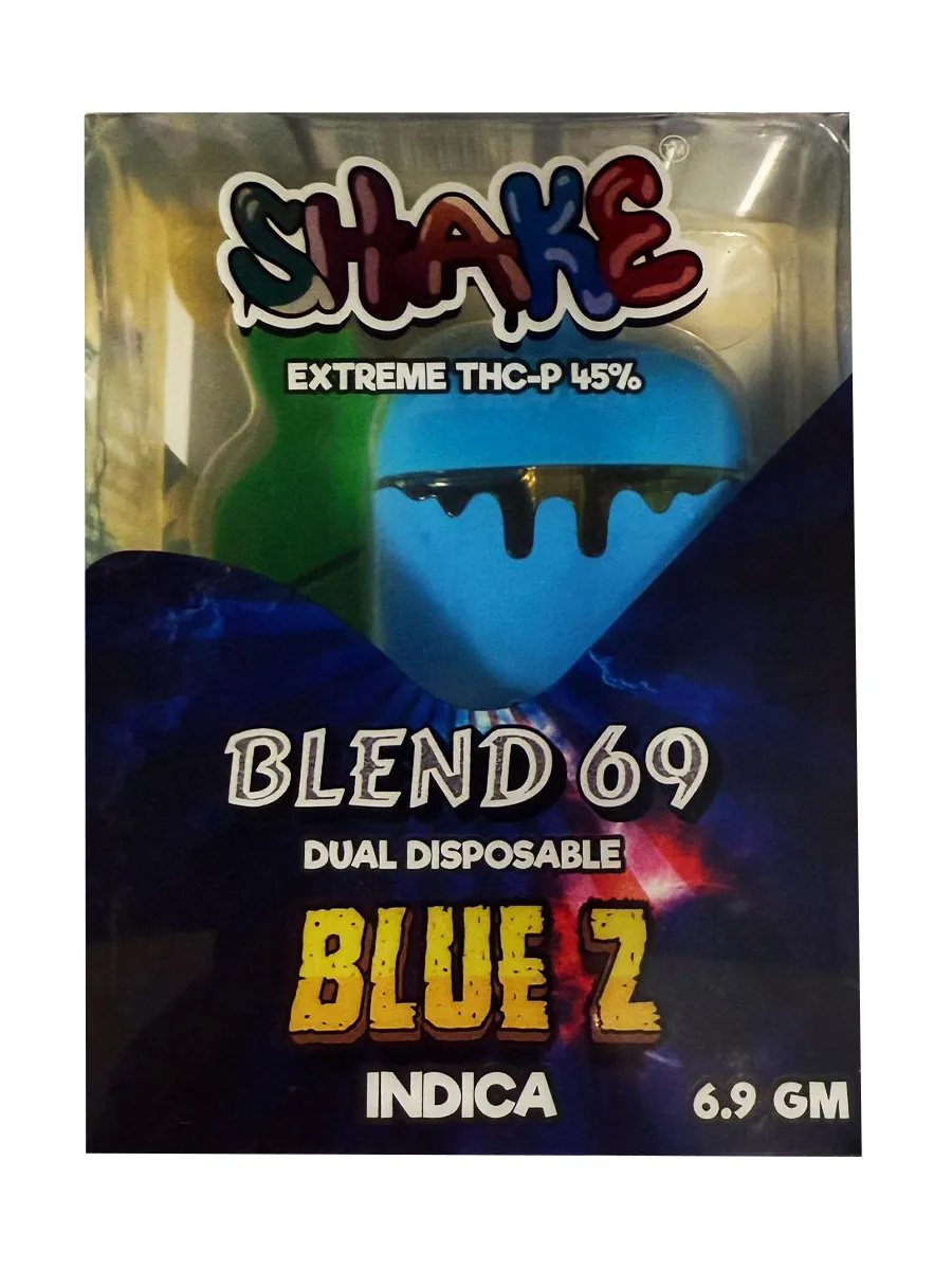Blue Z Shake Extreme THC-P Blend 69 Dual Disposable 6.9G
