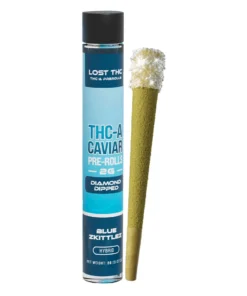 Blue Zkittlez Lost THC THC-A Caviar Diamond Dipped Pre-Roll 2G