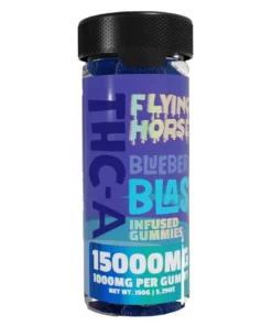 Blueberry Blast Flying Horse THCA Infused Gummies 15000MG 15ct