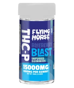 Blueberry Blast Flying Horse THCP Infused Gummies 15000MG 15ct