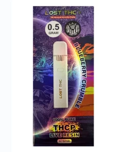 Blueberry Crumble Lost THC THCP Live Resin Disposable 0.5G
