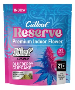 Blueberry Cupcake Cutleaf Reserve Kief Loaded Flower 5.2G