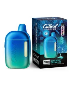 Blueberry Dream Ice Cutleaf Live Rosin Disposable Vape 5G