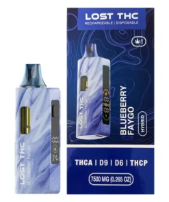 Blueberry Faygo Lost THC THC-A Disposable 7.5G