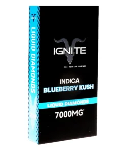 Blueberry Kush Ignite Liquid Diamonds Disposable 7000mg