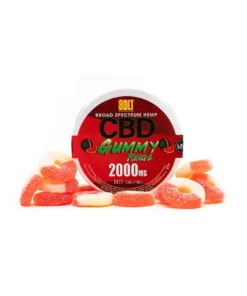 Watermelon Bolt CBD Gummy Rings 2000mg