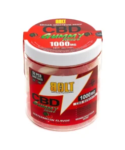 Alternative view of Watermelon Bolt CBD Gummy Rings 1000mg