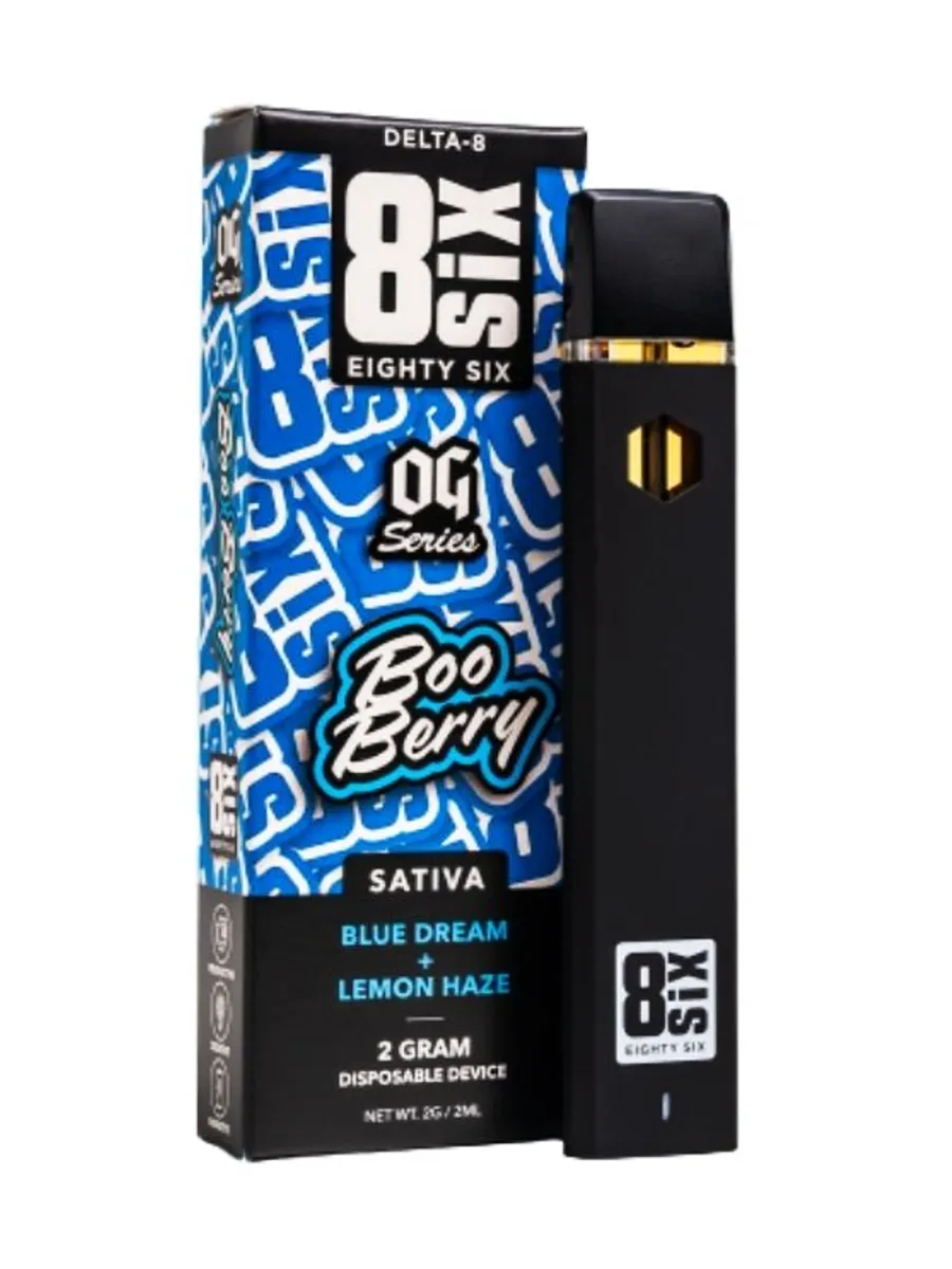 Boo Berry 8SIX OG Series Delta 8 THC Disposable 2G