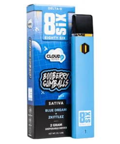 Booberry Gumballs 8SIX Cloud 9 Series D9 Disposable 2G