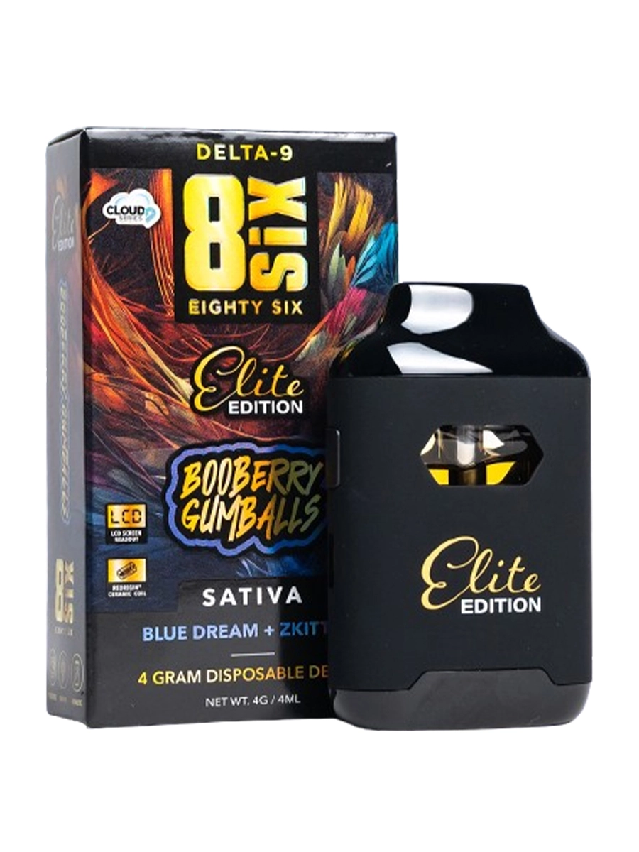 Booberry Gumballs 8SIX Elite Edition Delta 9 4G Disposable