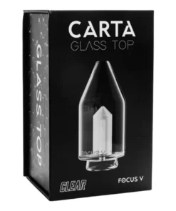 Alternative view of Focus V Carta Clear Glass Top