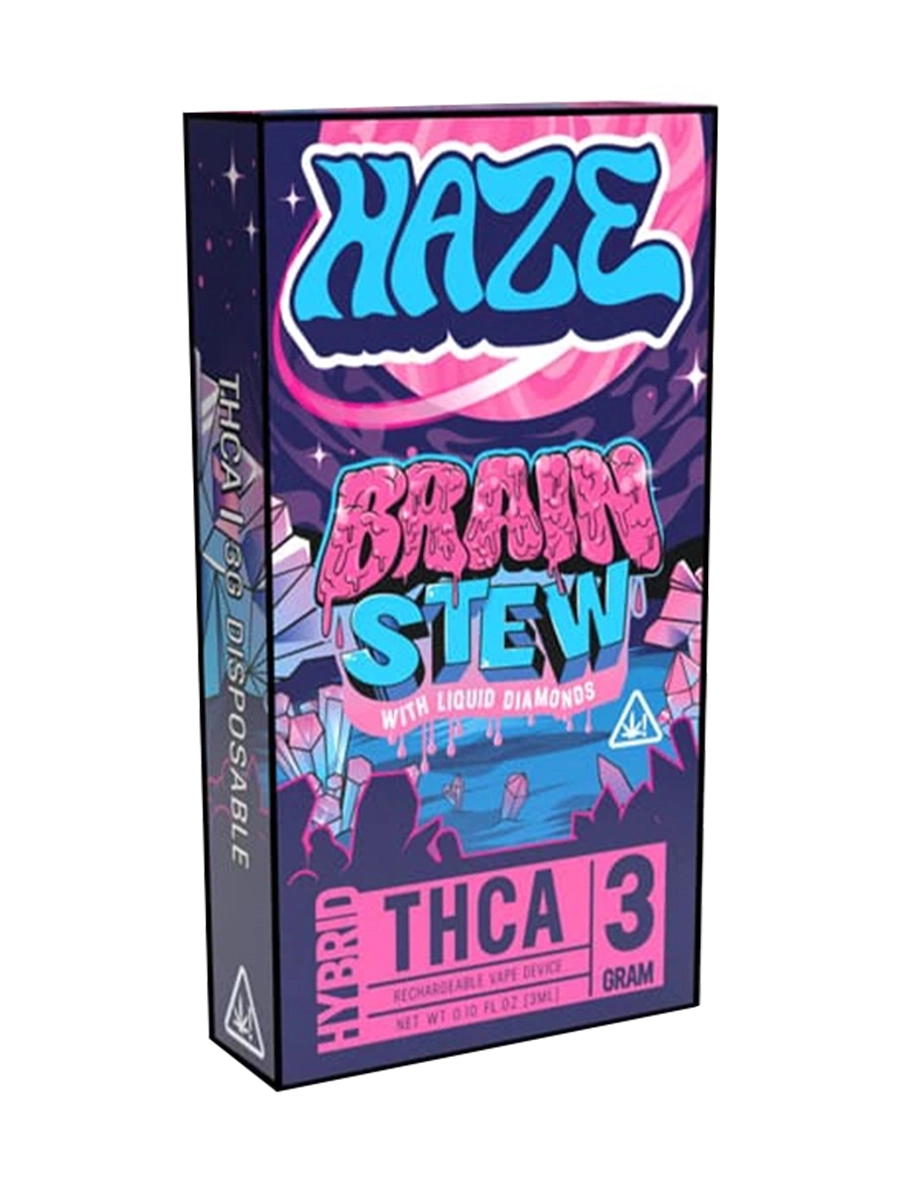 Brain Stew Haze THC-A Liquid Diamonds Disposable 3G