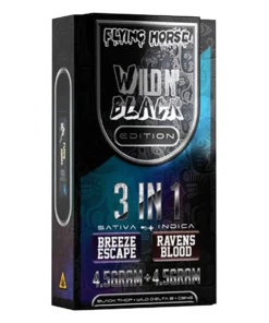 Breeze Escape | Ravens Blood Flying Horse Wild’N Black 3in1 Vape 9G