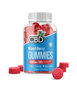 CBDfx Mixed Berry Gummies 3000mg