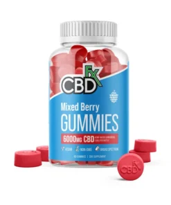 CBDfx Mixed Berry Gummies 6000mg