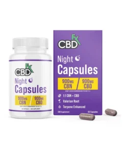 CBDfx Night Capsules 900mg CBD+CBN