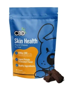 CBDfx Skin Health Hard Chews For Dogs 600mg CBD
