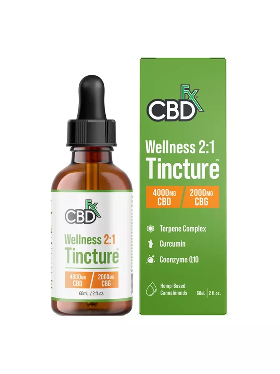 CBDfx Wellness 2:1 Oil Tincture 4000mg 60ml