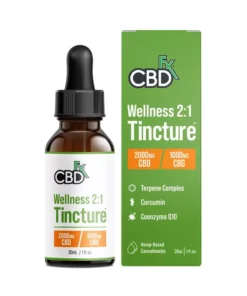 CBDfx Wellness 2:1 Oil Tincture 2000mg 30ml