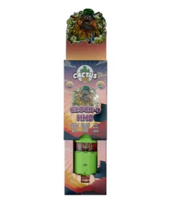 Alternative view of Raspberry Hibiscus | Blue Razz Kush Ice | Maui Wowie Cactus Labs Glock 9 HHC Vape 9MG