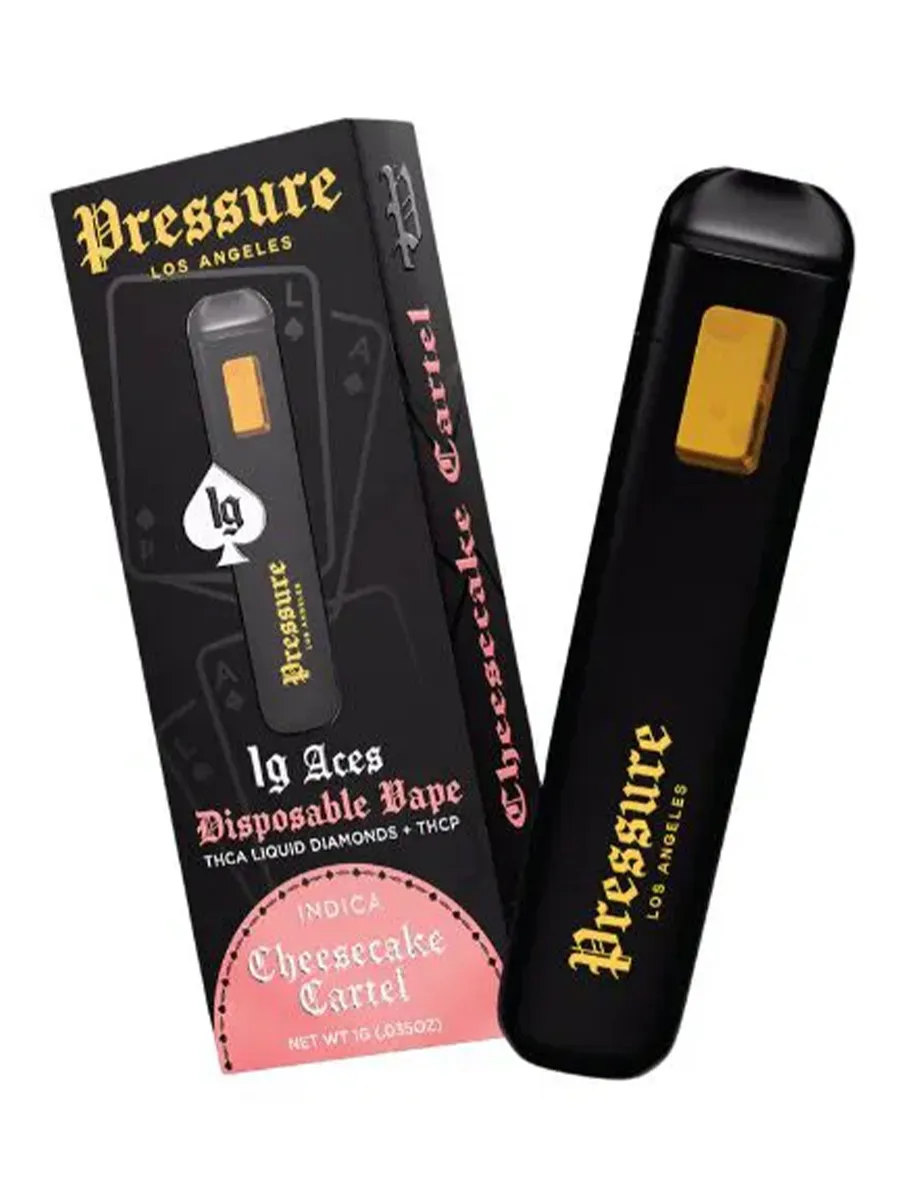 Cheesecake Cartel Pressure LA Aces THCA+THCP Disposable 1G