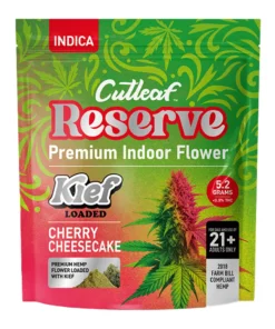 Cherry Cheescake Cutleaf Reserve Kief Loaded Flower 5.2G