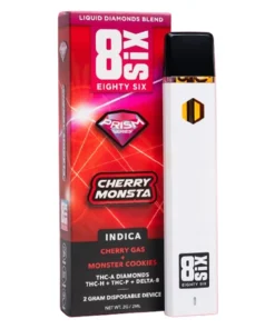 Cherry Monsta 8SIX THC-A Liquid Diamonds Disposable 2G
