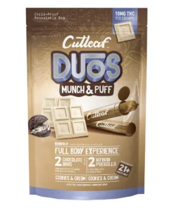 Cookies & Cream Cutleaf Duos Munch & Puff Chocolates x Pre-Rolls 2ct