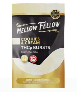 Cookies and Cream Mellow Fellow THCP Bursts Edible 2.5mg