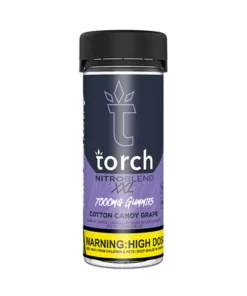 Cotton Candy Grape Torch Nitro Blend XXL Gummies 7000mg