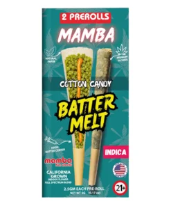 Cotton Candy Mamba Batter Melt Full Spectrum Blend Pre-Roll 2ct 2.5G