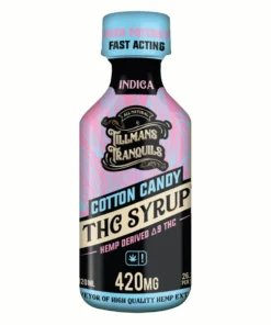 Cotton Candy Tillmans Tranquils Delta 9 THC Syrup 420MG