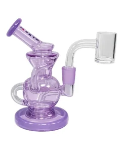 5.2″ Crave 10mm Purple Simple Loop Mini Recycler