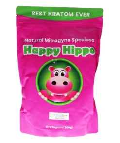Happy Hippo Hyper Hippo Elite Green Maeng Da Kratom Powder 500g