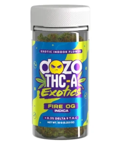 Fire OG DOZO THC-A Exotics Exotic Indoor Flower 10G