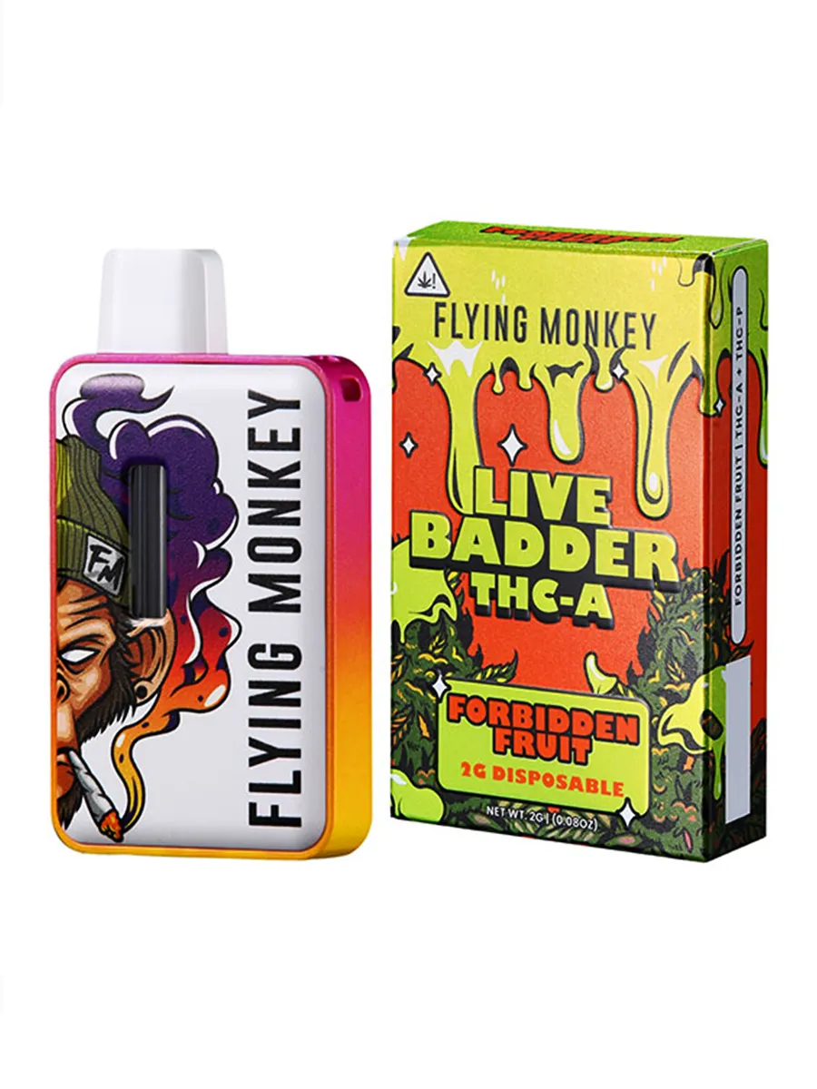 Forbidden Fruit Flying Monkey Live Badder THCA Disposable 2G