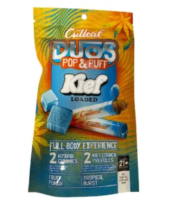 Fruit Punch | Tropical Burst Cutleaf Duos Kief Pop & Puff Pre-Rolls & Gummies 2ct