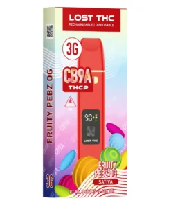 Fruity Pebz OG Lost THC CB9A V4 Disposable 3G