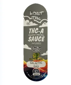 Galactic Gas Lost THC THCA Sauce Infused Pre-Roll 1 x 2G