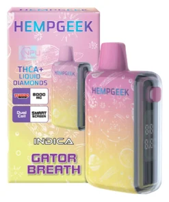 Gator Breath Hempgeek THCA+Liquid Diamonds Disposable 8000MG