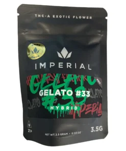 Gelato #33 Imperial High-Grade Zaza THCA Flower 3.5G