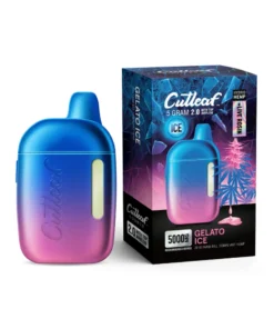 Gelato Ice Cutleaf Live Rosin Disposable Vape 5G
