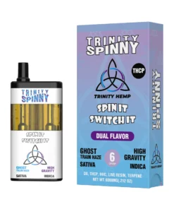 Ghost Train Haze | High Gravity Trinity Spinny THCP Dual Flavor Vape 6G